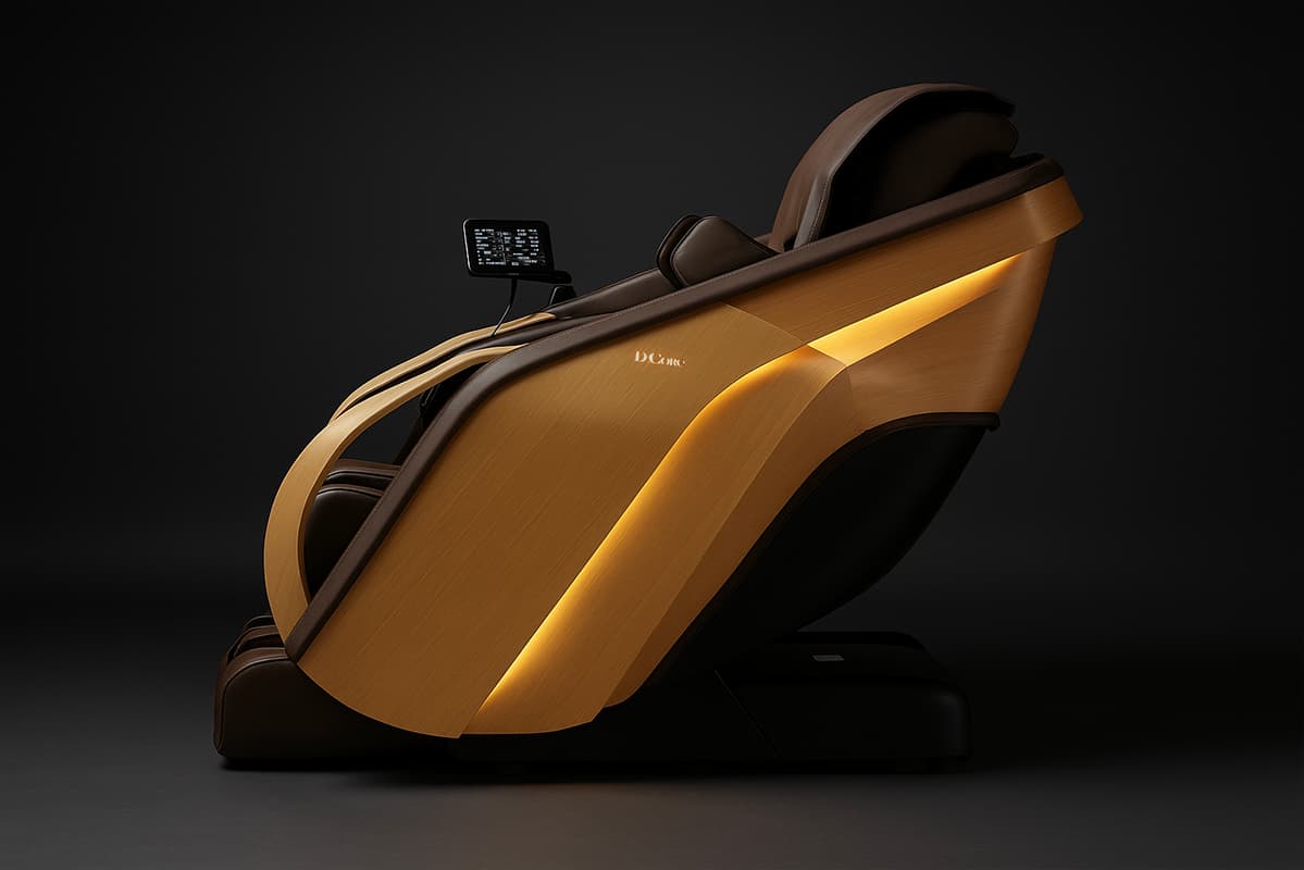 Poltrona Massaggiante Giapponese D.Core CIRRUS II Vera pelle